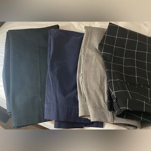 4 pairs of Gap dress pants. Originally paid 65$ each